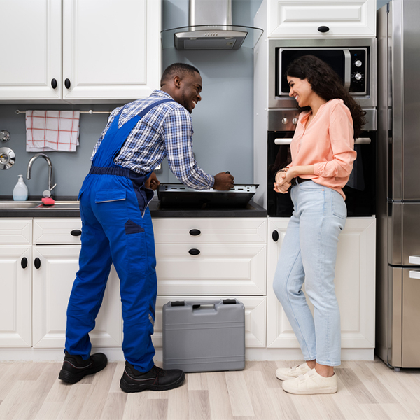 what kind of warranty do you offer on your cooktop repair services in Amada Acres